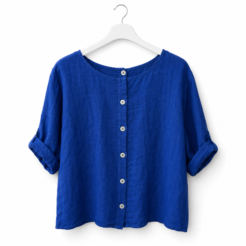 Pure Linen Blouse