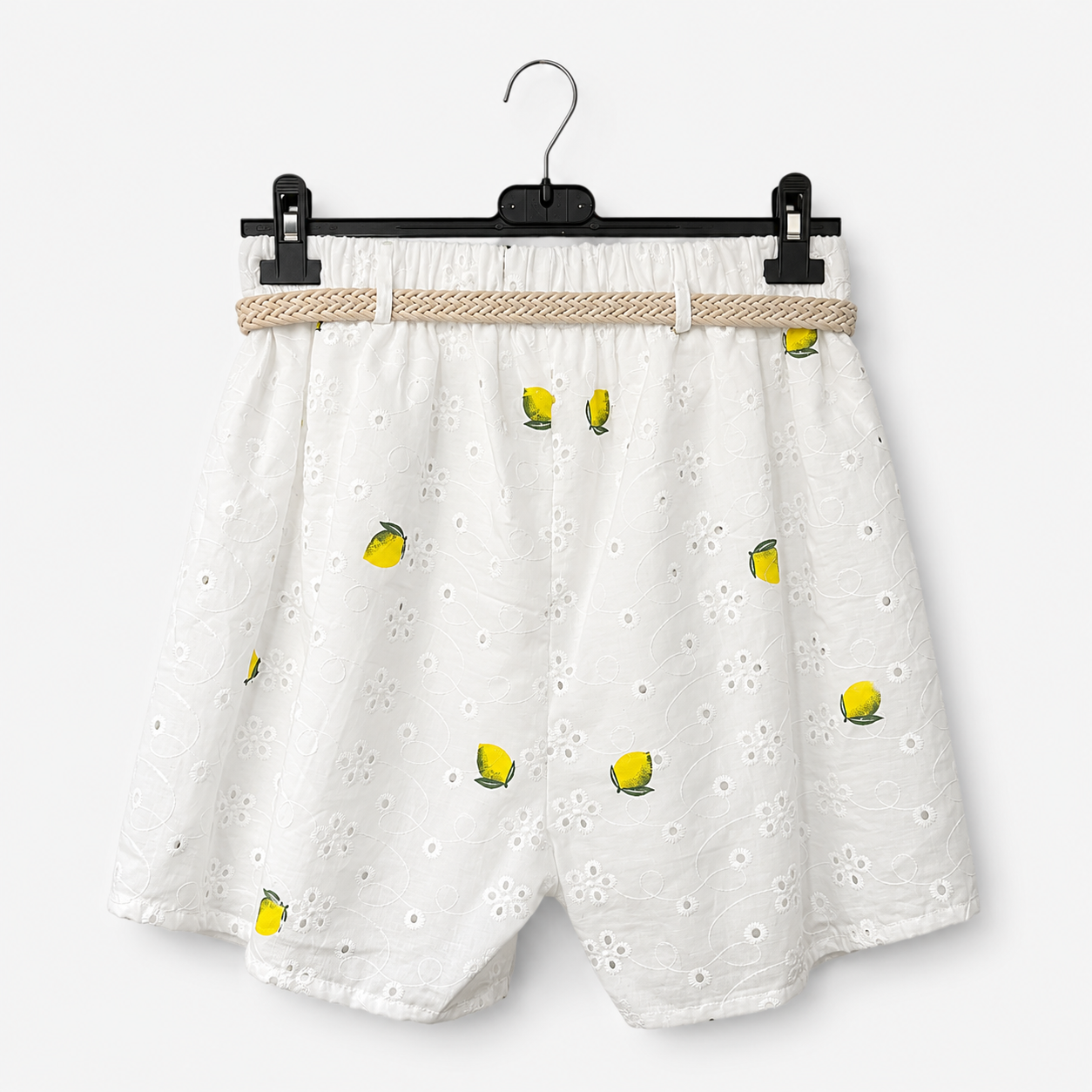 Italian Cotton Eyelet Shorts