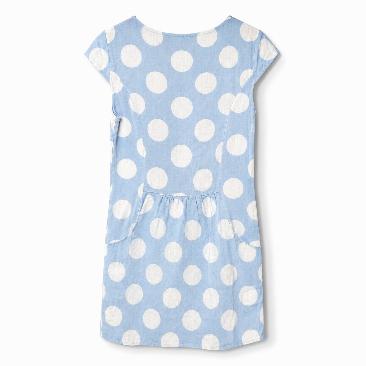 Pure Italian Linen Polka Dot Dress
