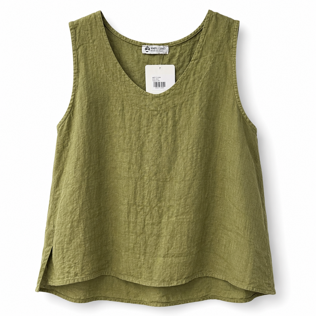 Linen Sleeveless Top