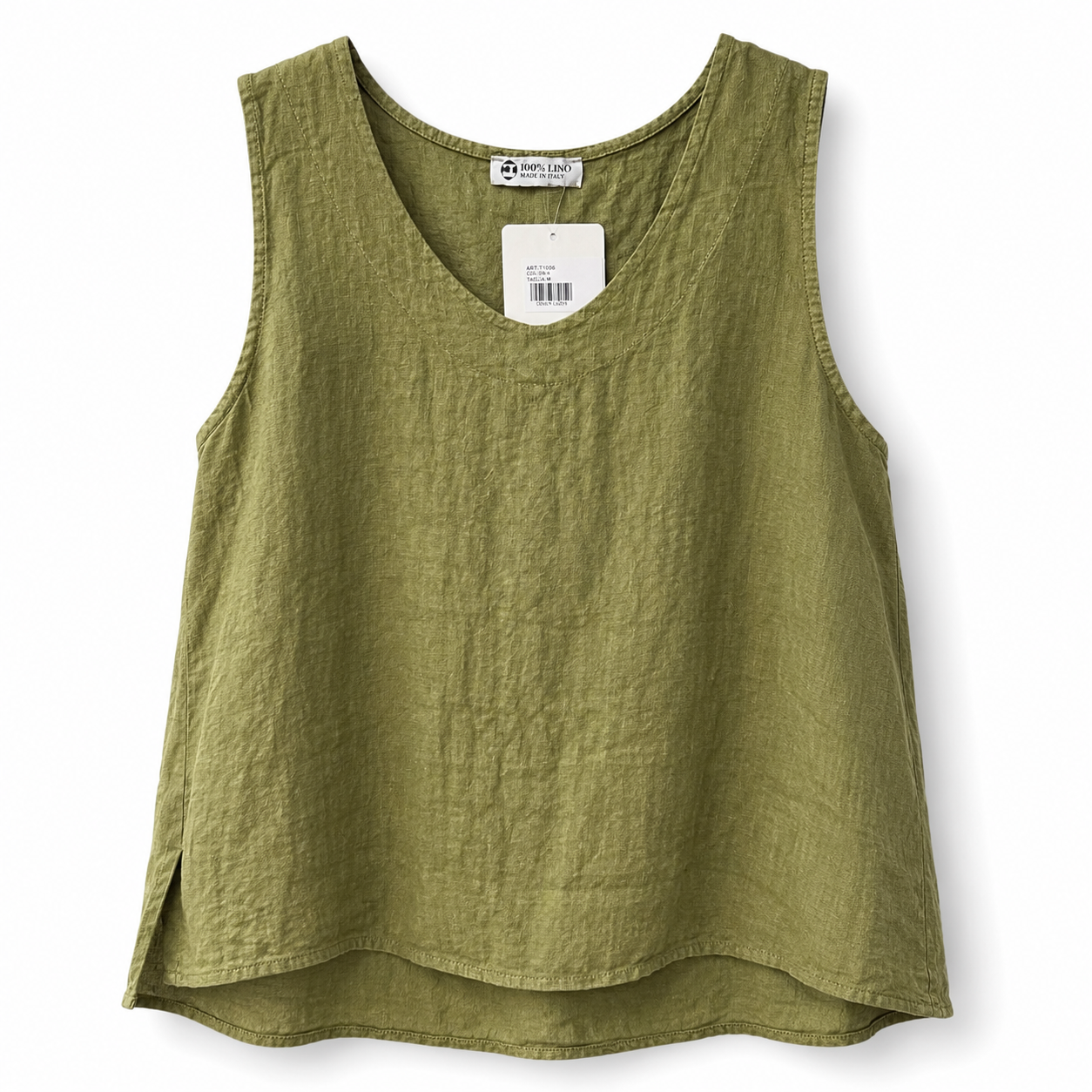 Linen Sleeveless Top