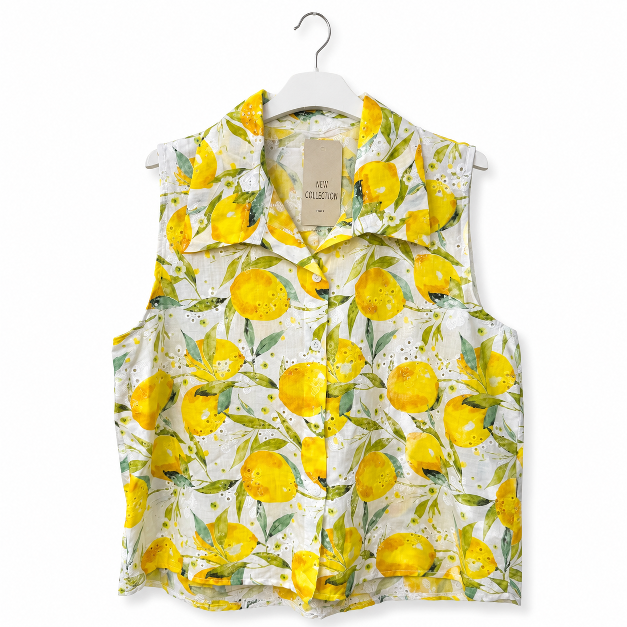Sleeveless Lemon Shirt