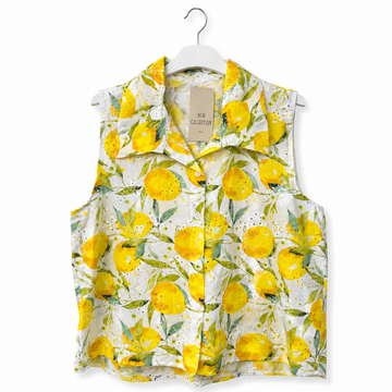 Sleeveless Lemon Shirt