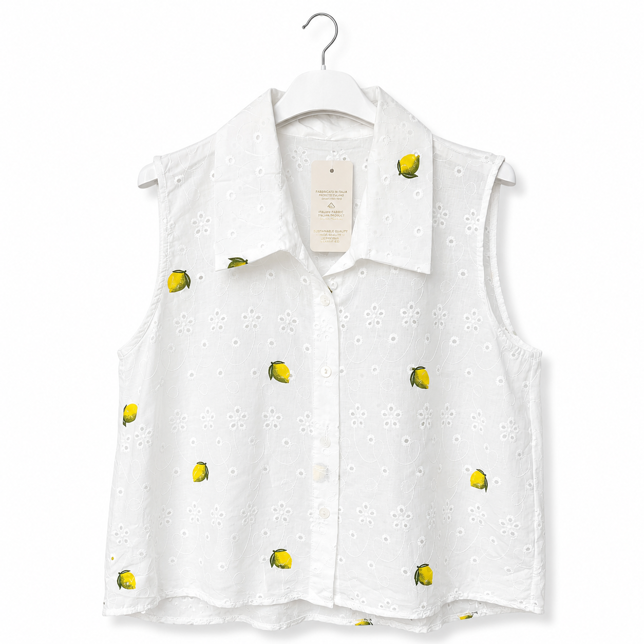 Sleeveless Lemon Shirt