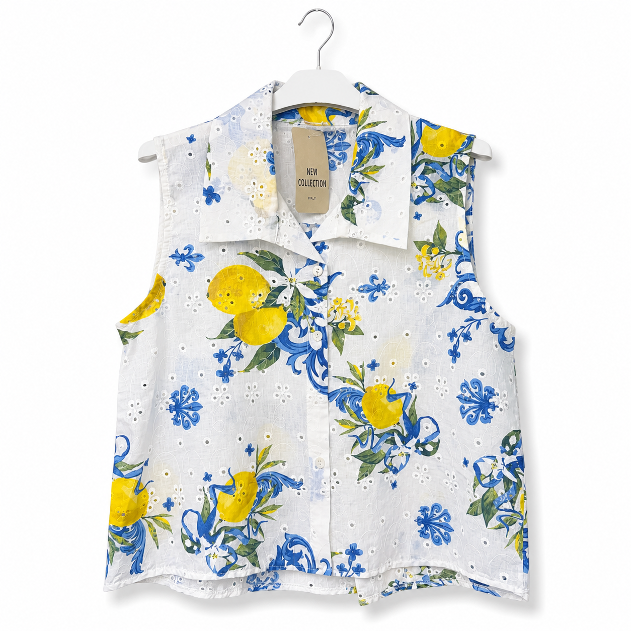 Sleeveless Lemon Shirt